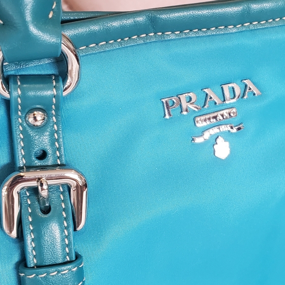 Brand new Prada Turquoise nylon leather purse - Picture 7 of 15